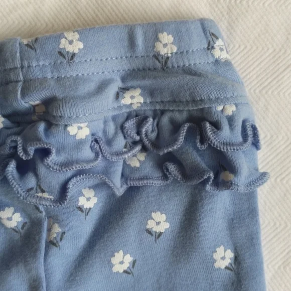 mixed brands 3-pack ruffle leggings bundle 3 months baby girl - Picture 8 of 12